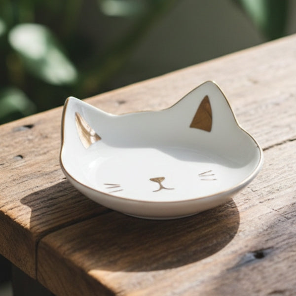Cute Cat Decorative Trinket Dish