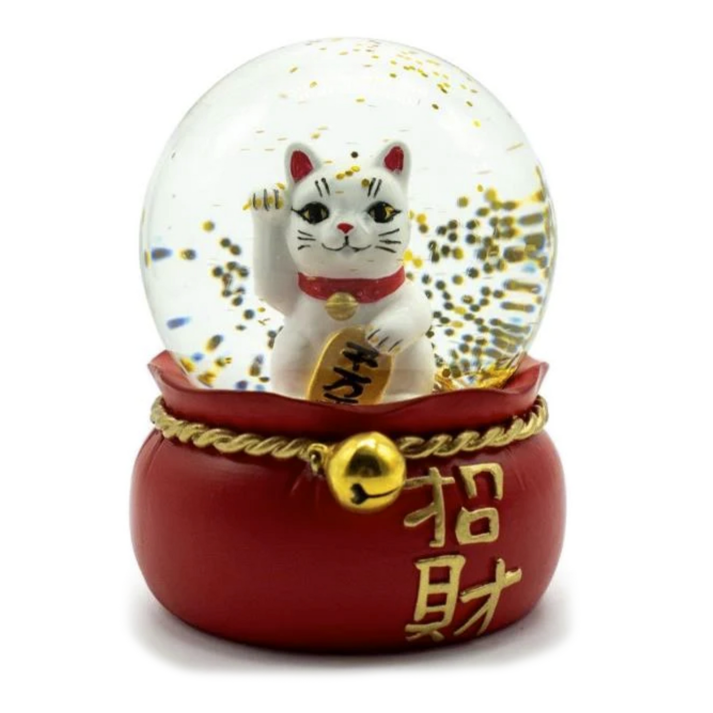 Lucky Cat Snow Globe
