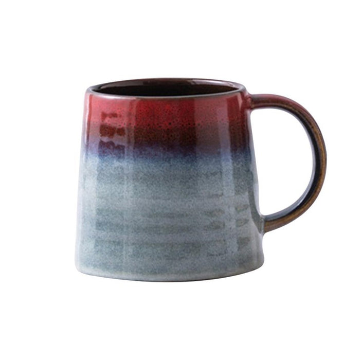 Reactive-Glazed Mug - Red