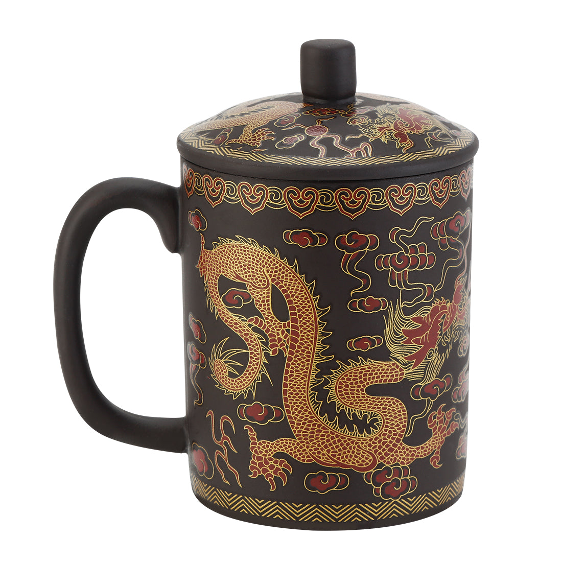 Dragon Yixing Clay Mug - Color Changing