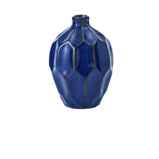 Faceted Mini Vase – Royal Blue