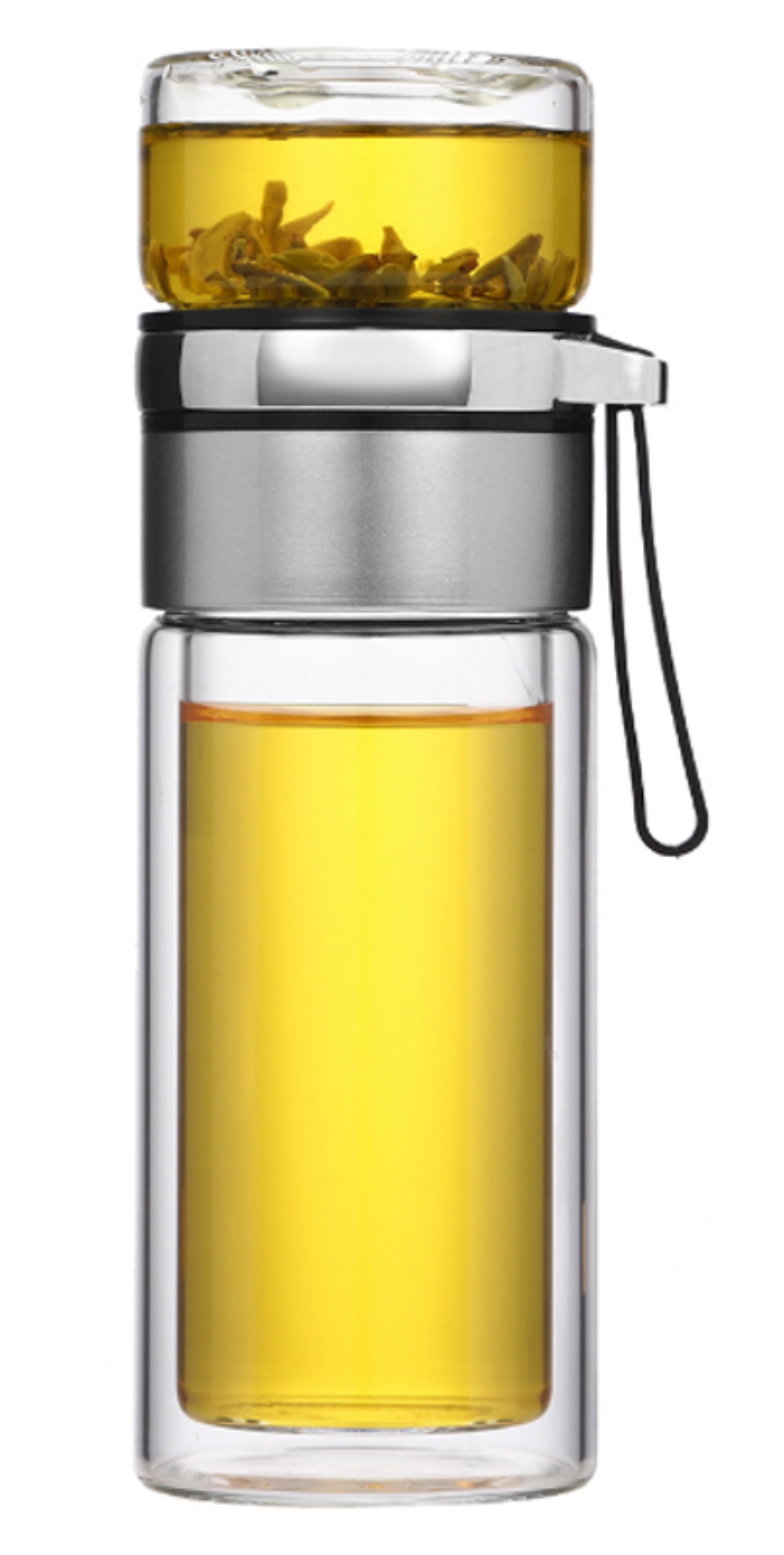 Double Wall Glass Bottle Tea Infuser