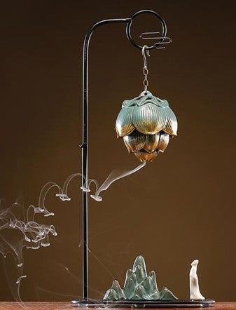 Backflow Incense Burner-Lotus