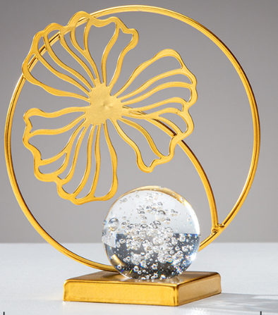 Crystal Ball Holder - Petals