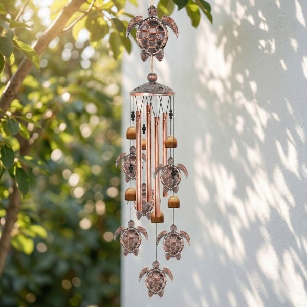 Metal Iron Art Wind Chime - Turtle