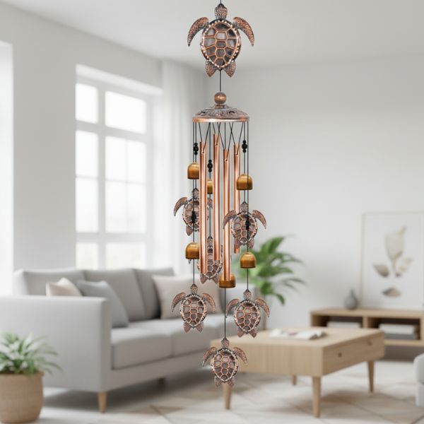 Metal Iron Art Wind Chime - Turtle