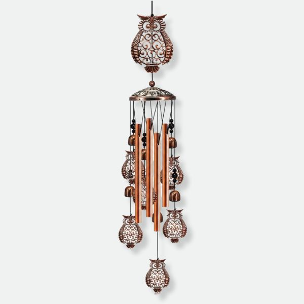 Metal Iron Art Wind Chime - Owl