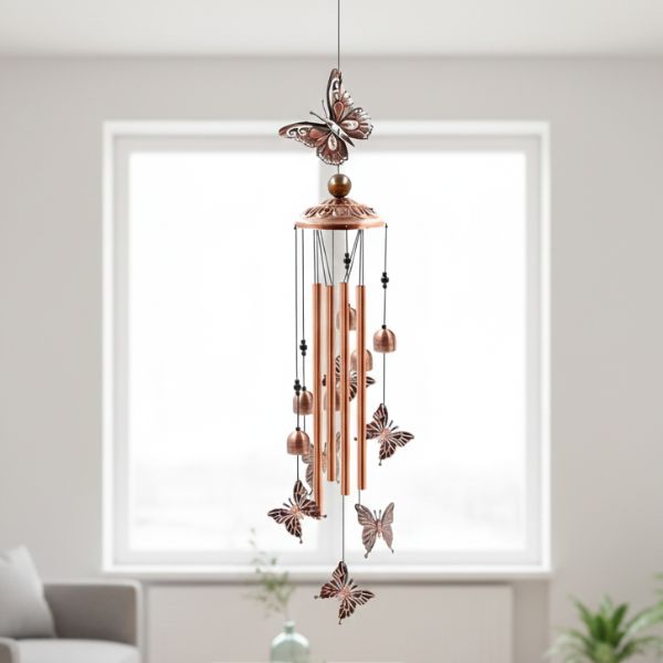 Metal Iron Art Wind Chime - Butterfly