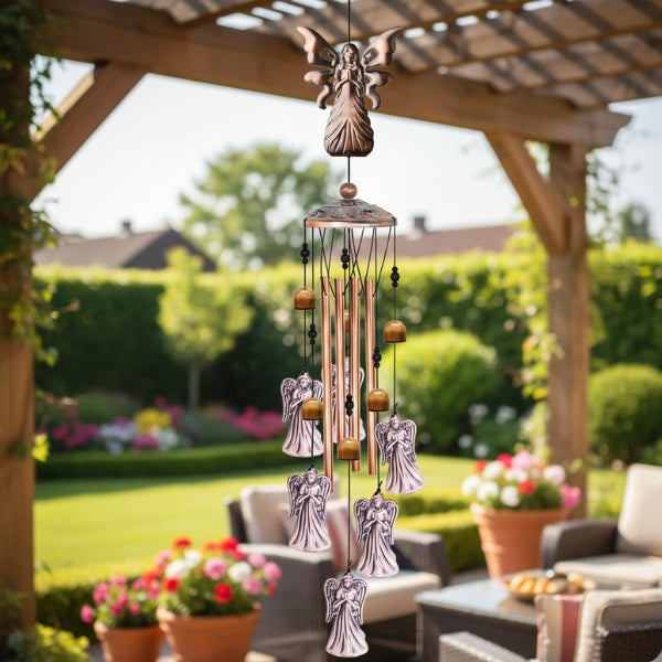 Metal Iron Art Wind Chime - Angel