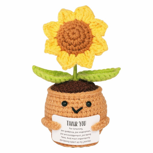 Crochet Positive Pal - Sunflower