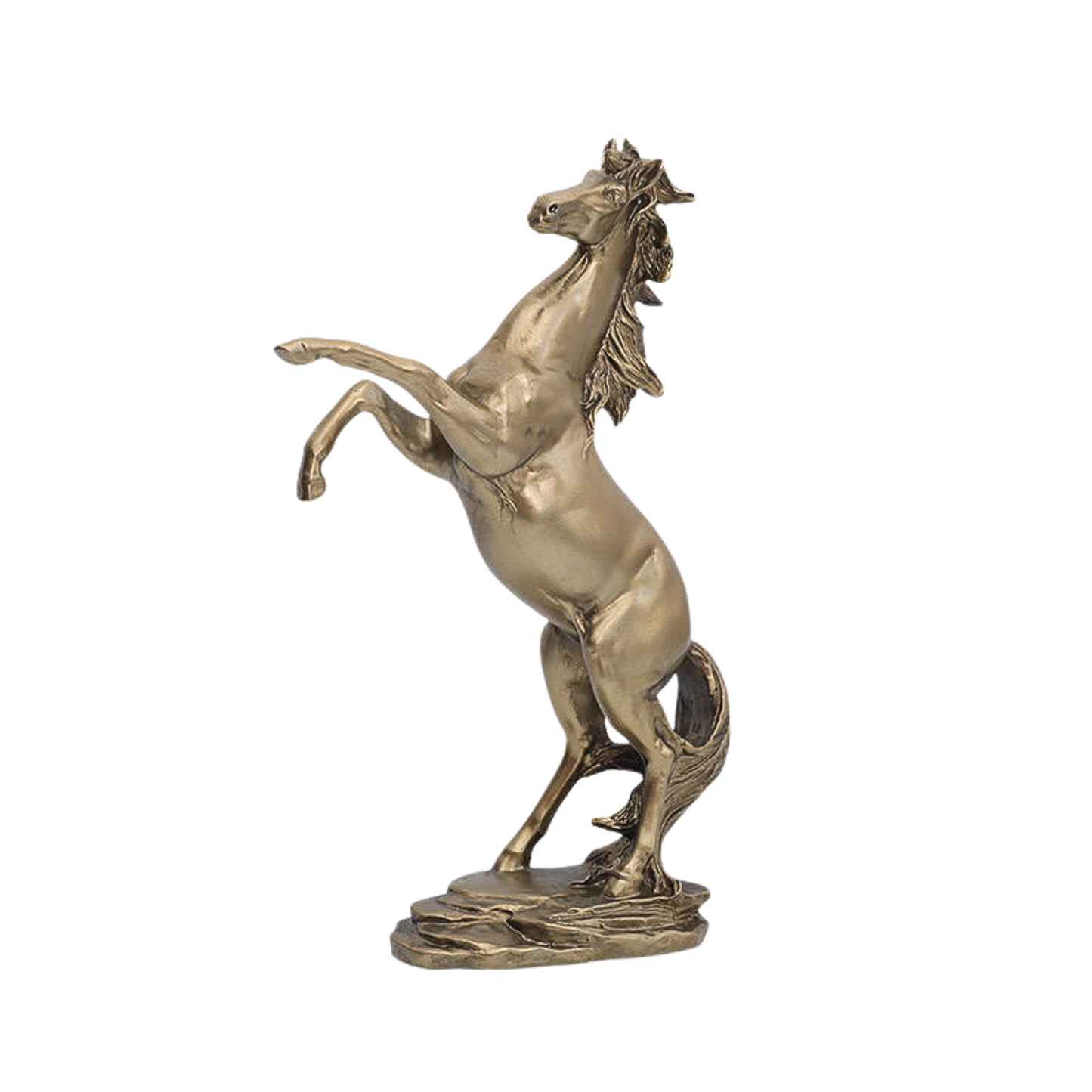 Rearing Horse - Gold