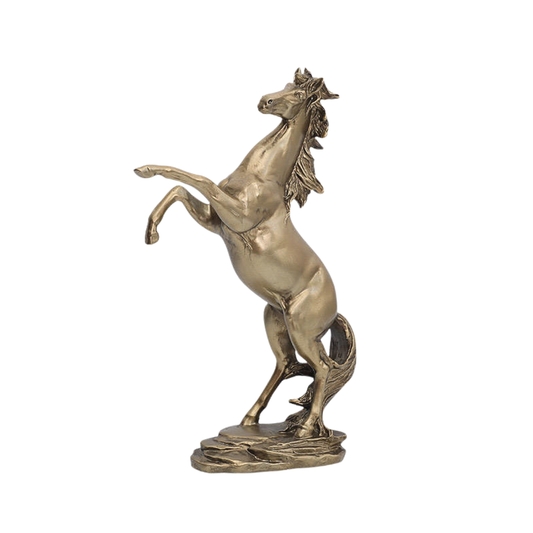 Rearing Horse - Gold