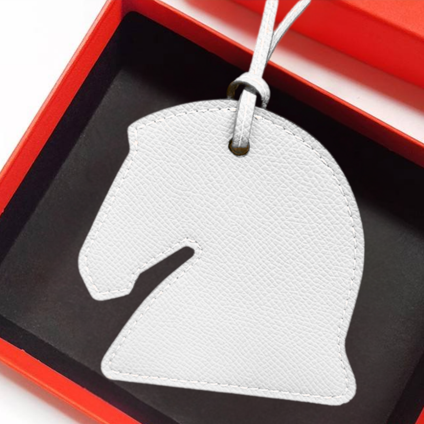 Horse Purse/Bag Tag - White