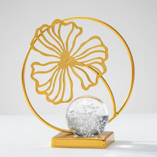 Crystal Ball Holder - Petals