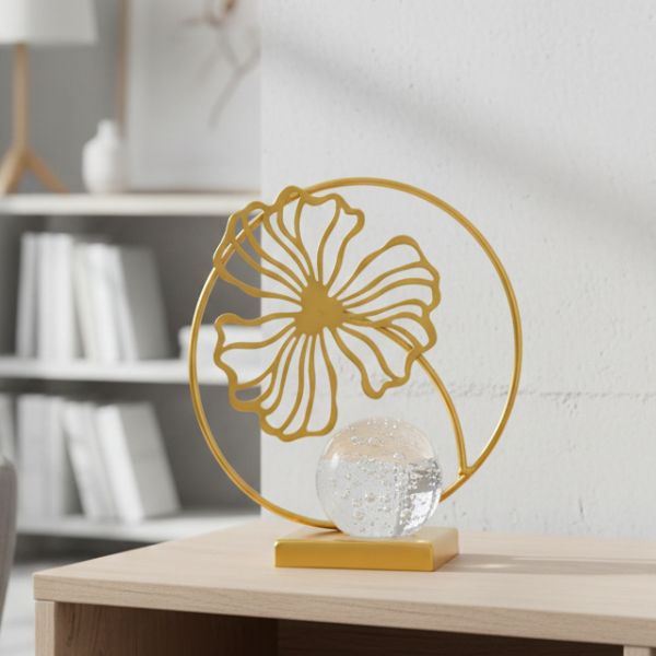 Crystal Ball Holder - Petals