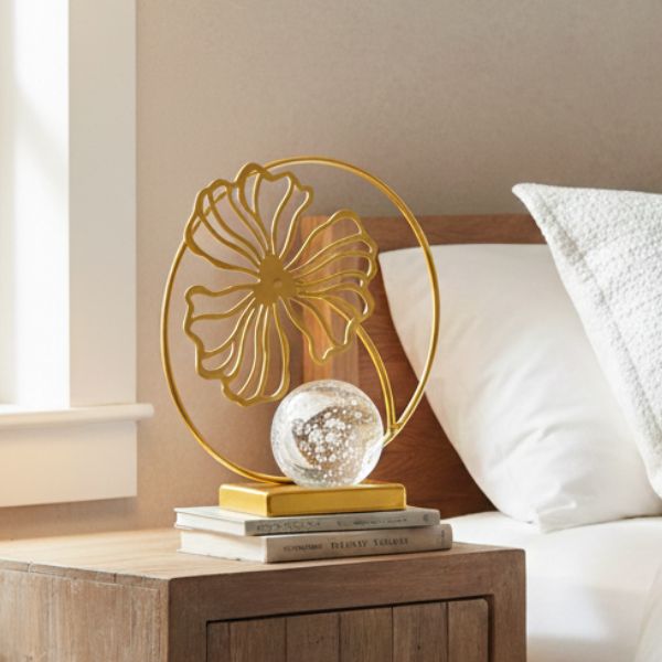 Crystal Ball Holder - Petals