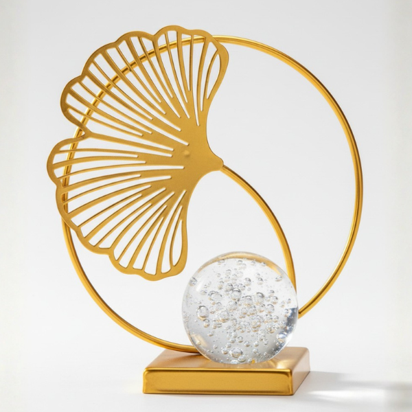 Crystal Ball Holder - Leaves