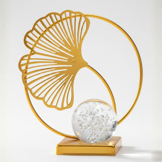 Crystal Ball Holder - Leaves