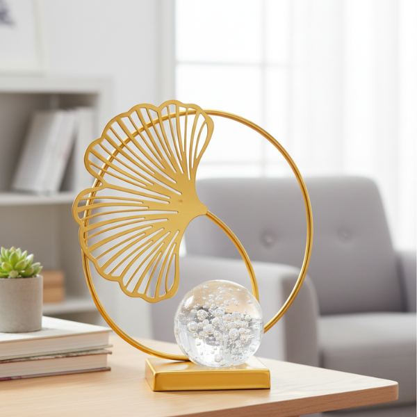 Crystal Ball Holder - Leaves