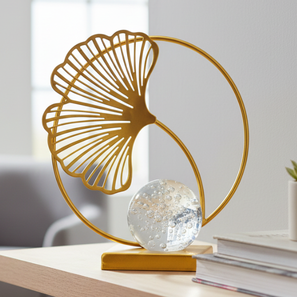 Crystal Ball Holder - Leaves