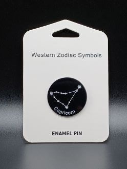 Zodiac Enamel Pin - Capricorn