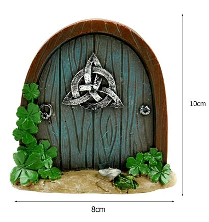 Celtic Clover Door