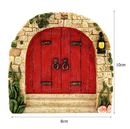 Crimson Cottage Door