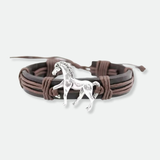 PU Leather Horse Bracelet