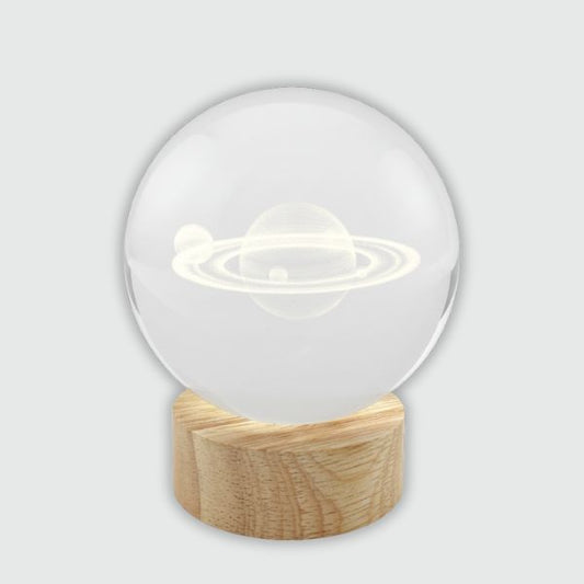 Saturn Night Light - Crystal Ball