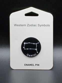 Zodiac Enamel Pin - Gemini