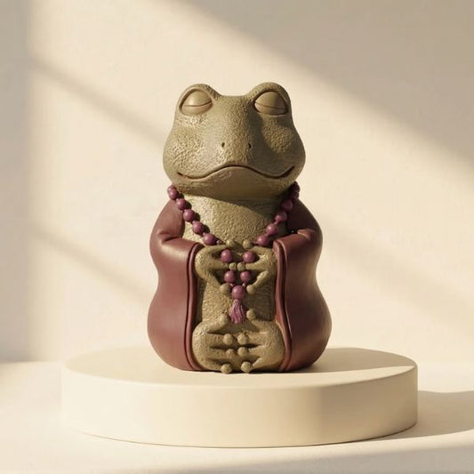 Meditative Frog - Cast Resin