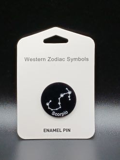Zodiac Enamel Pin - Scorpio