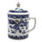 Blue & White Dragon Print Mug With Lid - Original Source