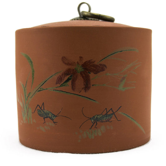 Yi-Xing Clay Tea Canister - Orchid - Original Source