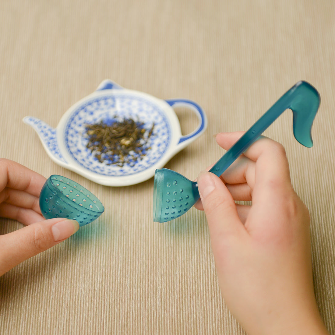 Tea Infuser - Silicon - Blue Note - Original Source