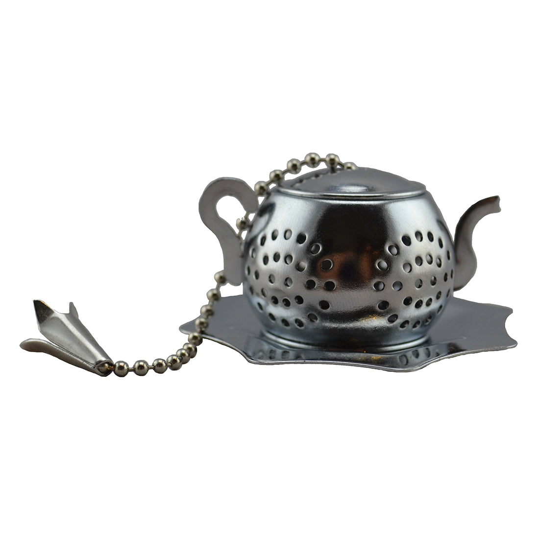 Tea Strainer w/Holder - Stainless Steel - Teapot - Original Source