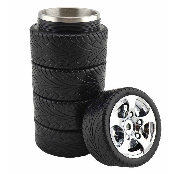 Stainless Steel Tire Mug - Original Source