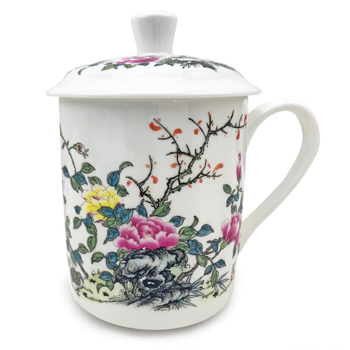 Floral Bone China Mug - Original Source