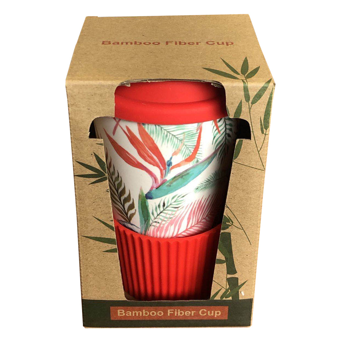 Bamboo Fiber Travel Cup (Red) - Original Source