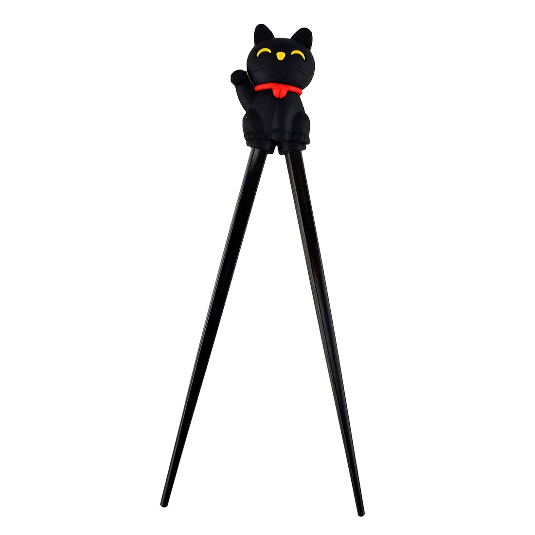 Silicon Chopsticks - Black Lucky Cat - Original Source