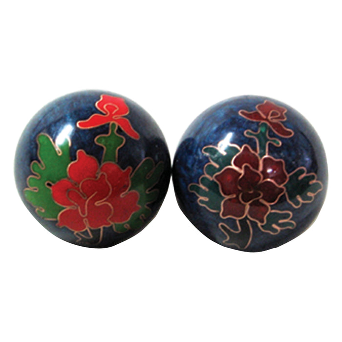Health Balls - Cloisonne - Peony Flower - Original Source