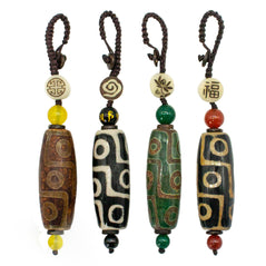 Tibetan Dzi Bead Key Chain - Original Source