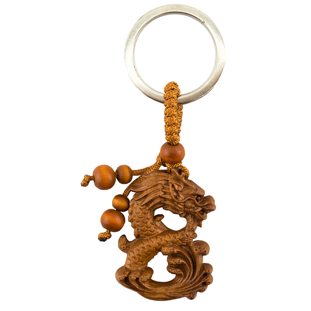 Key Chain - Carved Wood - Dragon - Original Source