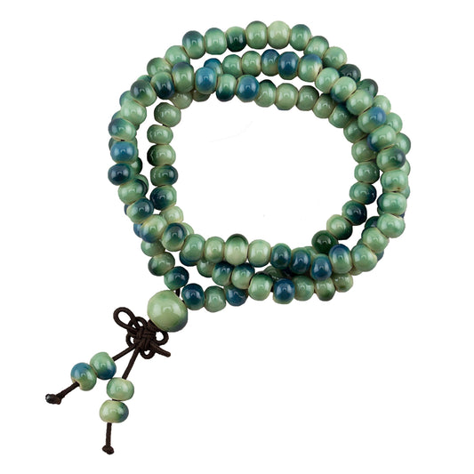 Prayer Bracelet - Ceramic Beads - Teal - Original Source