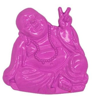 Peace Buddha Pin - Pink