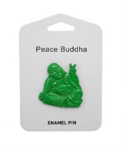 Peace Buddha Pin - Green