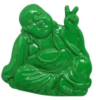 Peace Buddha Pin - Green