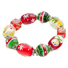 Christmas Glass Bead Bracelet - Original Source