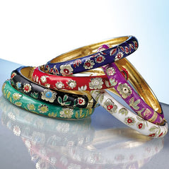 Enamel Bangles - Set of 6 - Original Source