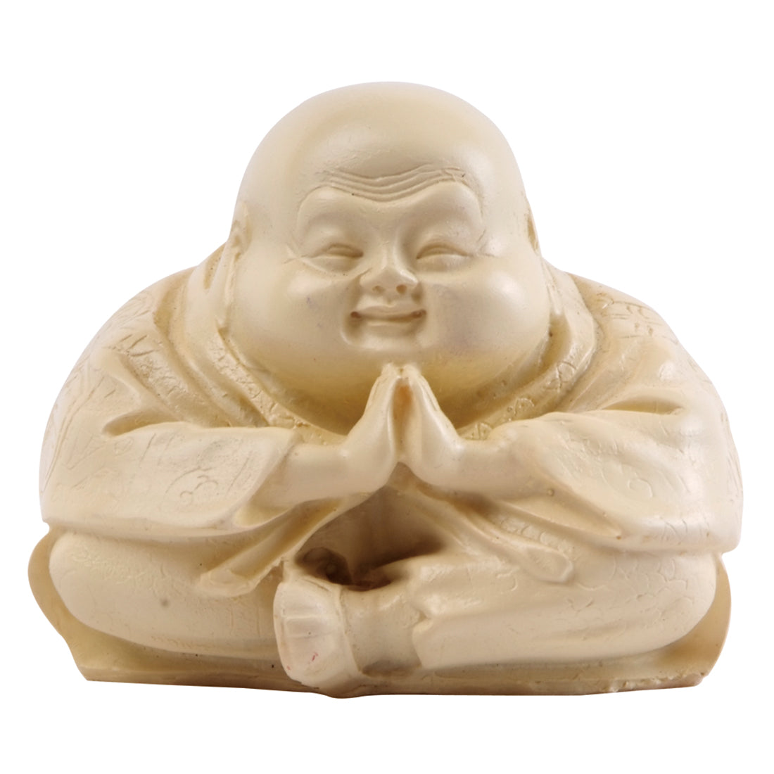Buddha Sitting - White Resin - Original Source